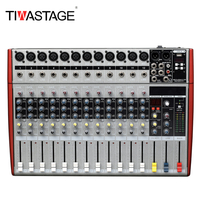 Tiwastage 12通道混合控制台DJ混频器MS-12